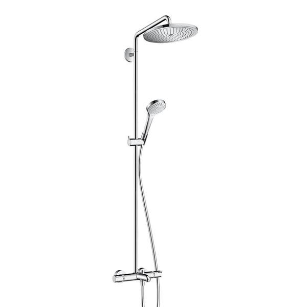 Hansgrohe Croma select s 280 showerpipe met badthermostaat chroom 26792000