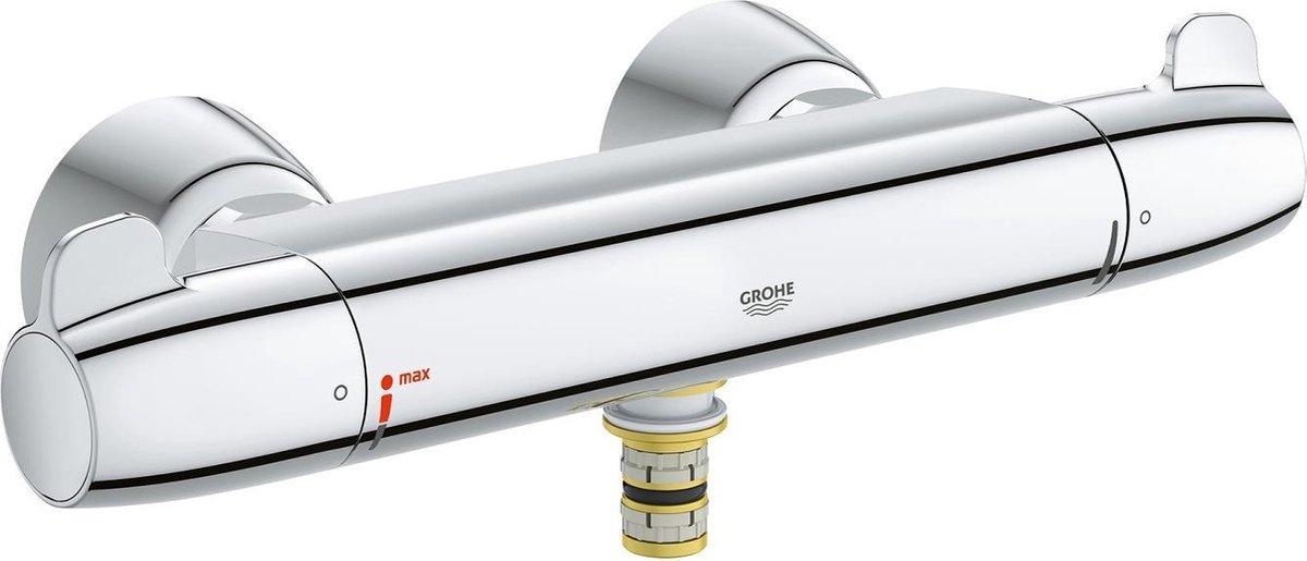 Grohe Grohtherm Special douchekraan thermostatisch multifunctie met koppelingen chroom 34666000