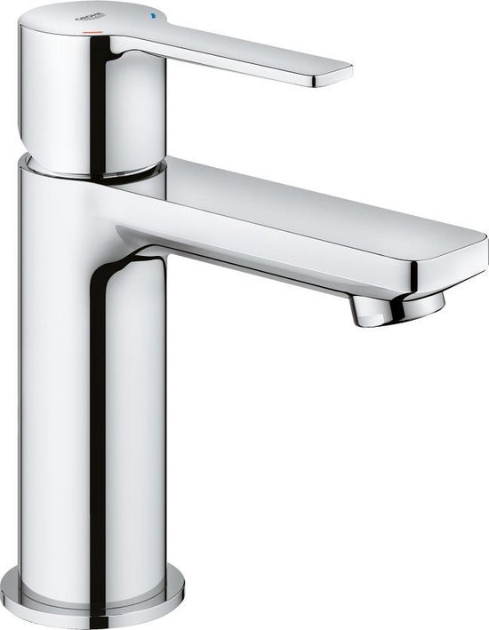 Grohe Lineare New wastafelkraan XS-size met temperatuur begrenzer chroom 23791001