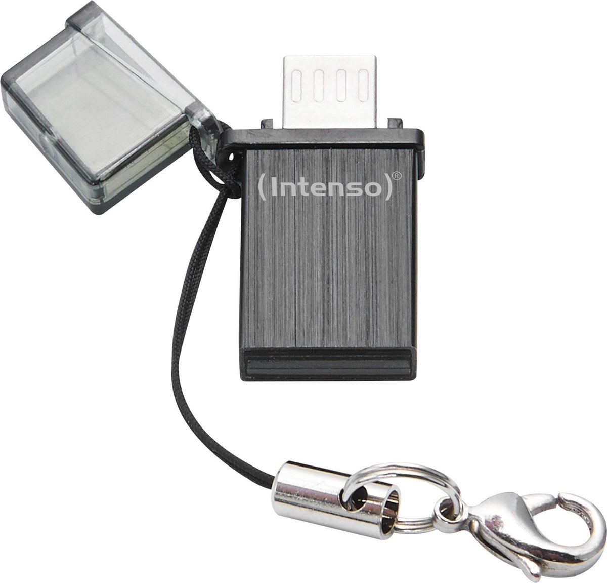 Intenso Mini Mobile Line USB flash drive 8 GB USB Type-A / Micro-USB 2.0 - Zwart