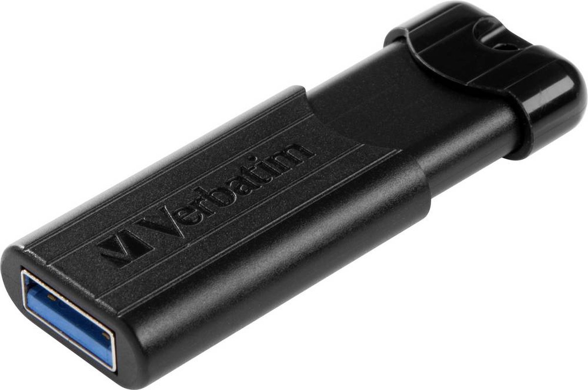 Verbatim PinStripe 3.0 - USB-Stick 3.0 256GB  - - Zwart