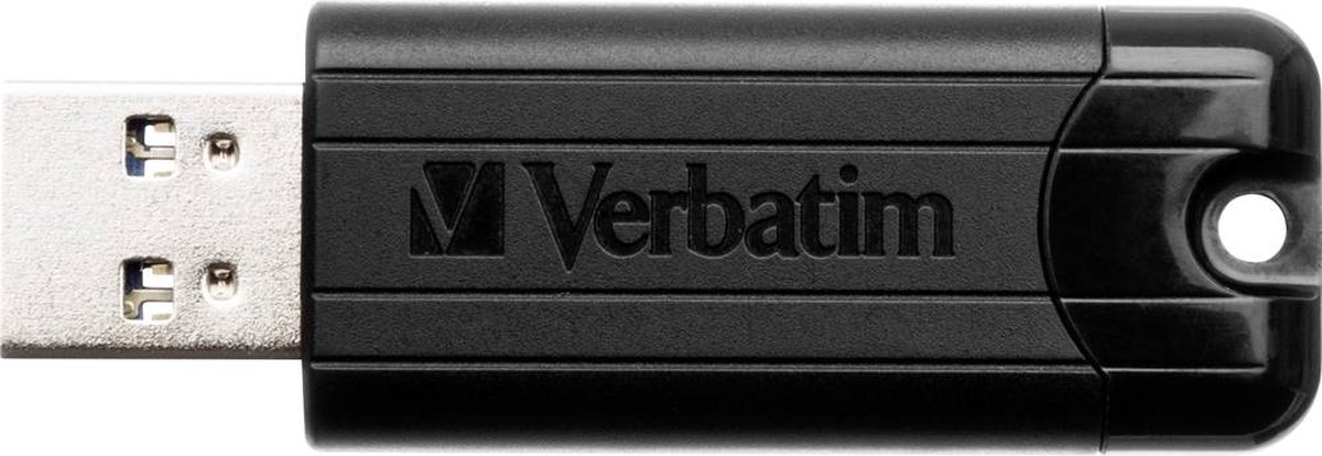 Verbatim PinStripe 3.0 - USB-Stick 3.0 256GB  - - Zwart
