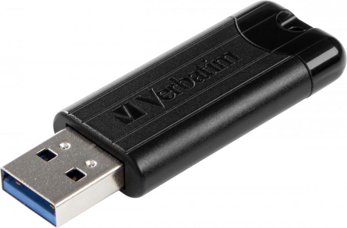 Verbatim PinStripe 3.0 - USB-Stick 3.0 256GB  - - Zwart