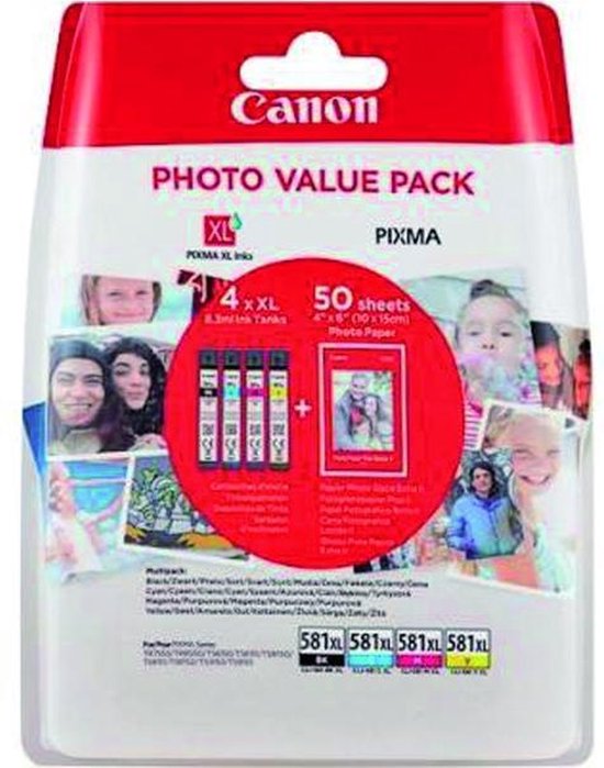 Canon CLI-581XL Value Pack