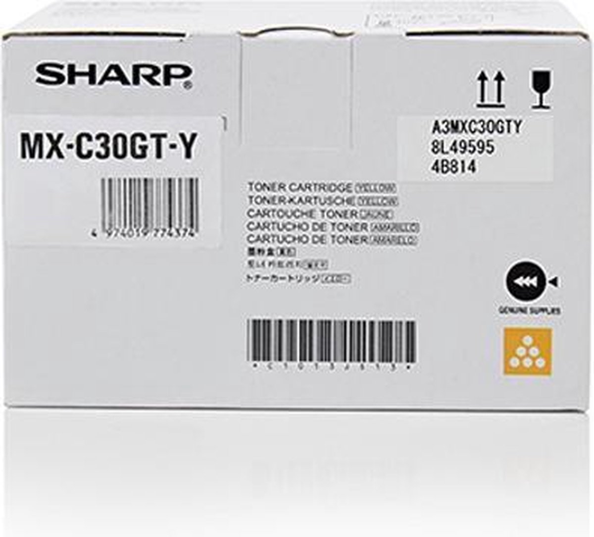 Sharp MXC30GTY Origineel 1 stuk(s) - Geel