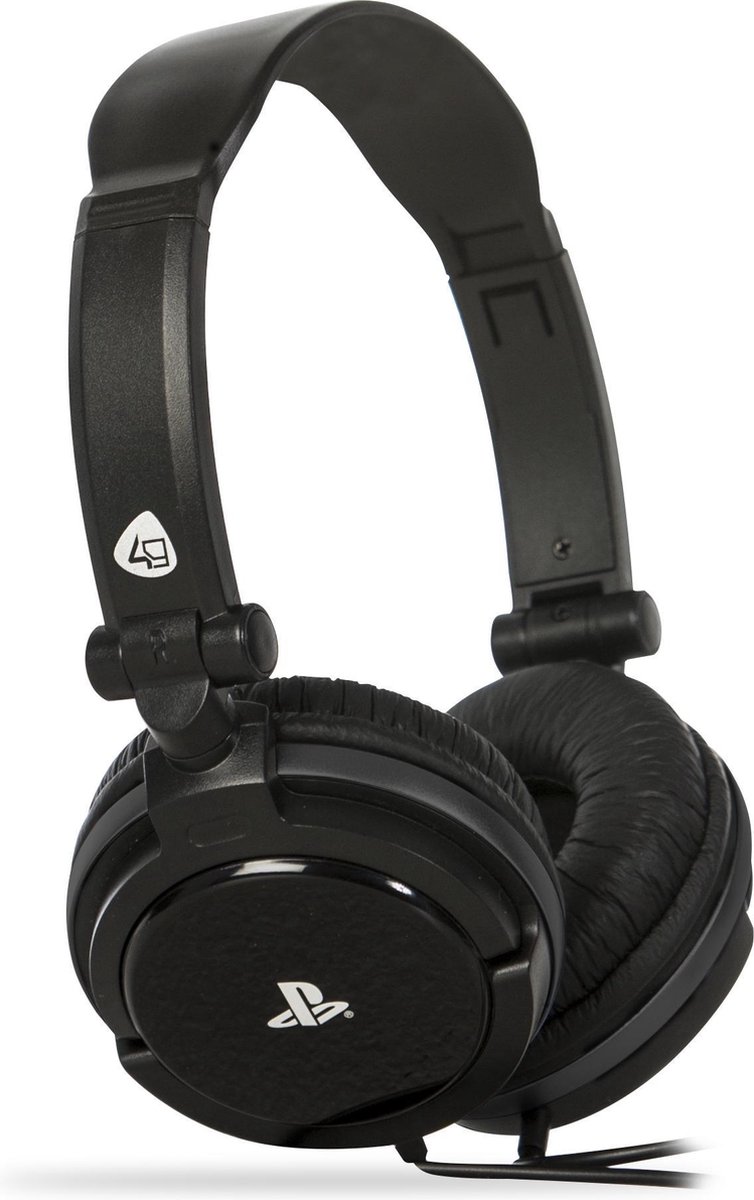 4Gamers Stereo Gaming Headset PS4 + PS Vita - Zwart