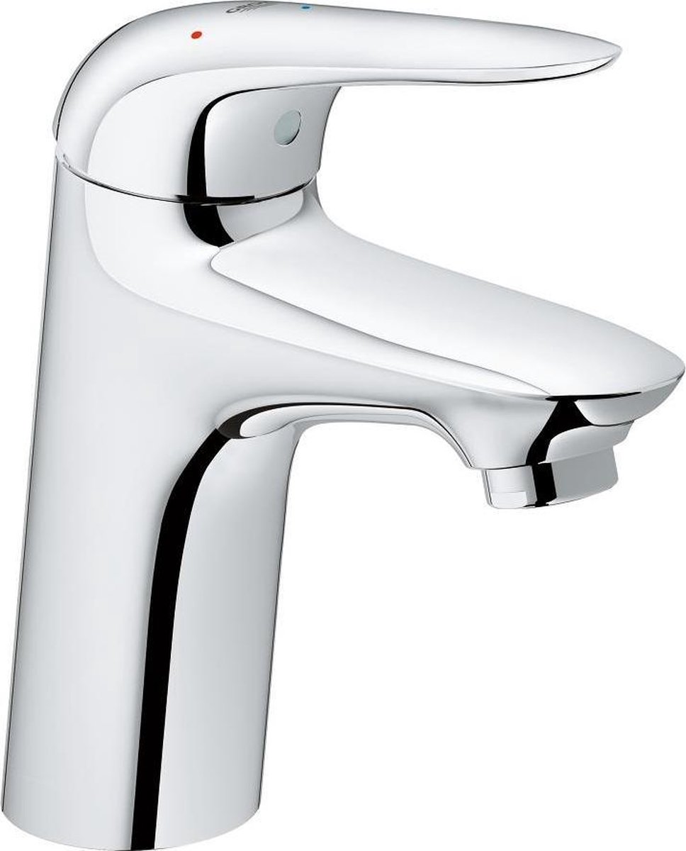 Grohe Wave New wastafelkraan M size ES met push open garnituur chroom 23583001