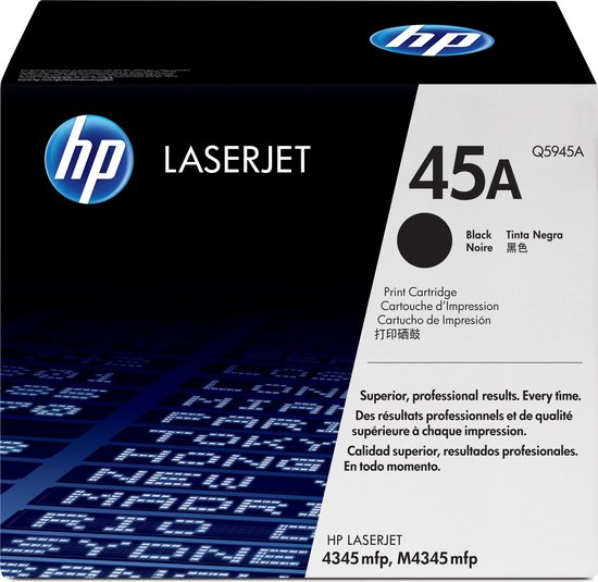 HP 45A - Tonercartridge / - Zwart