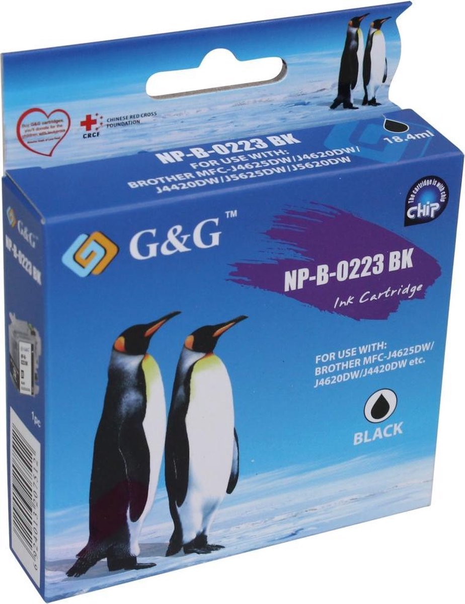 Brother Brother - Brother LC-223 Cartridge 14,6ml - Altijd Garantie - Zwart