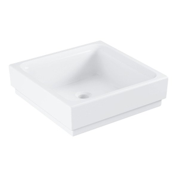 Grohe Cube keramiek waskom 40x40cm zonder overloop Pureguard 3948200h - Blanco