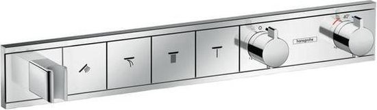 Hansgrohe RainSelect afbouwdeel voor inbouw douchekraan thermostatisch voor 4 functies 59.8x9cm chroom 15357000
