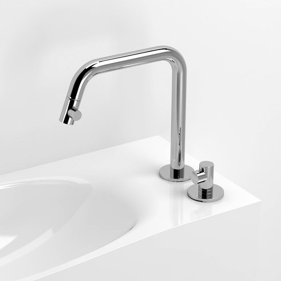 Clou Kaldur 2-gats wastafel mengkraan rechts chroom CL/06.15.003.29.R