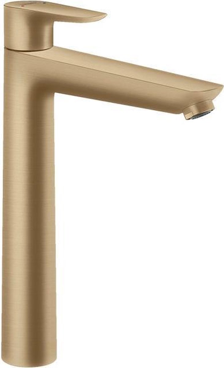 Hansgrohe Talis E 1-gats wastafelkraan verhoogd 240 met waste brushed bronze 71716140