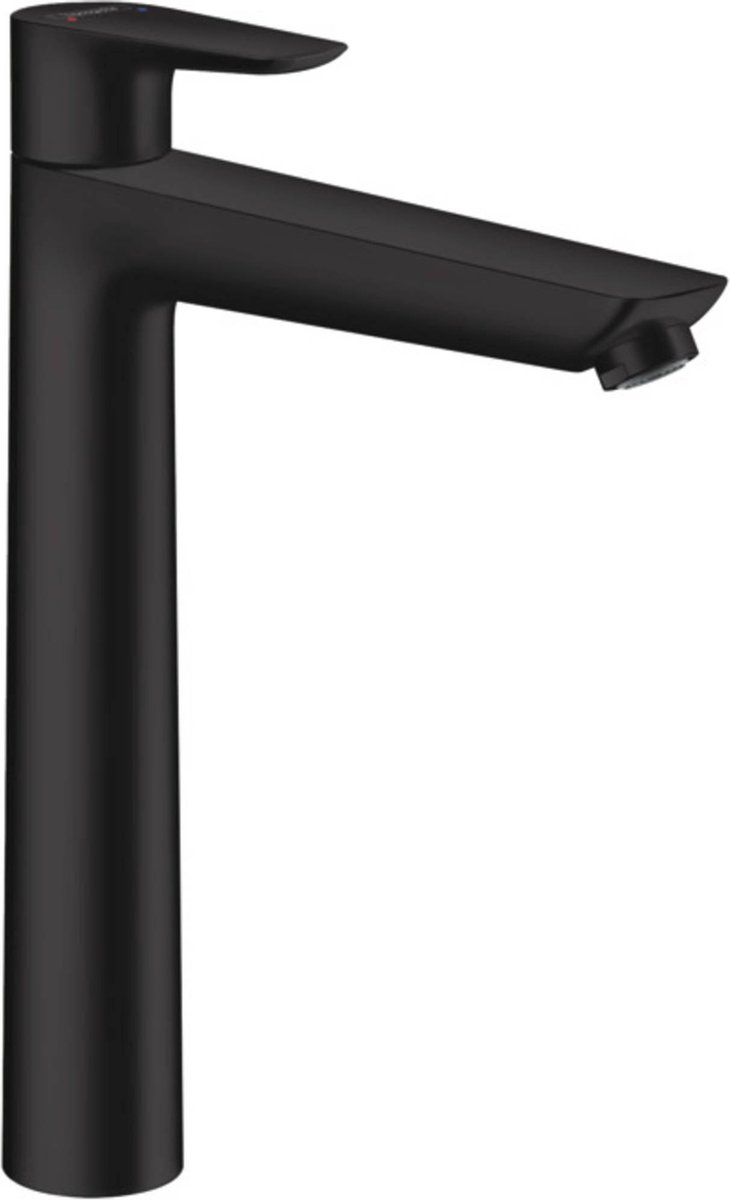 Hansgrohe Talis E 1-gats wastafelkraan verhoogd 240 met waste mat 71716670 - Negro