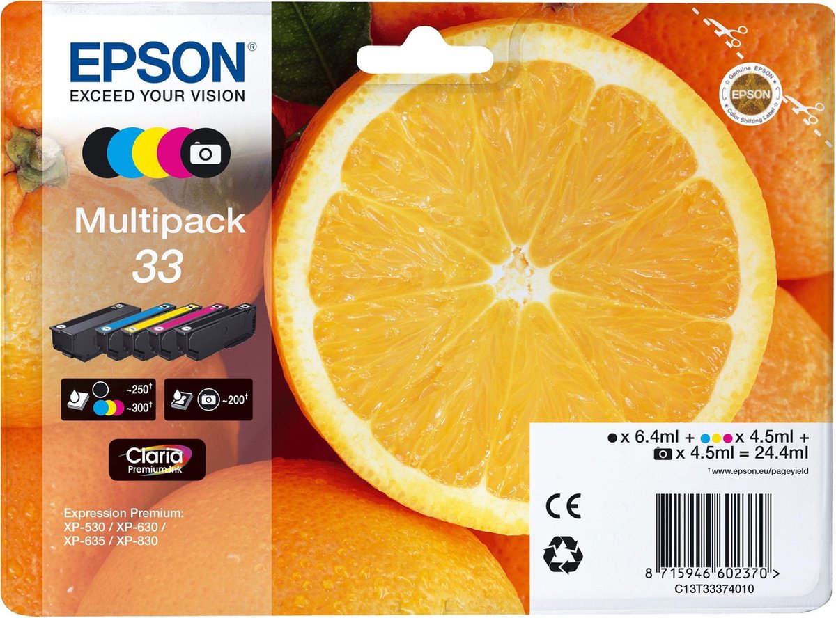 Epson 33 - Inktcartrdige / Multipack