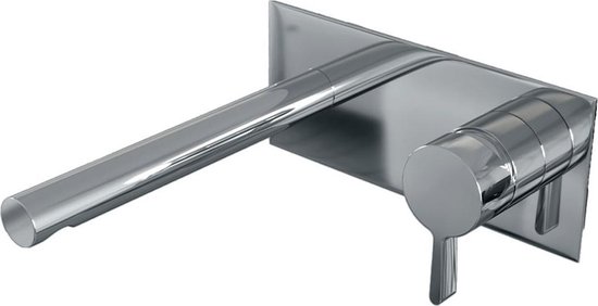 Brauer Chrome Edition Wastafelmengkraan type S1 greep inbouw ColdStart chroom gepolijst 5500.10CS-S1