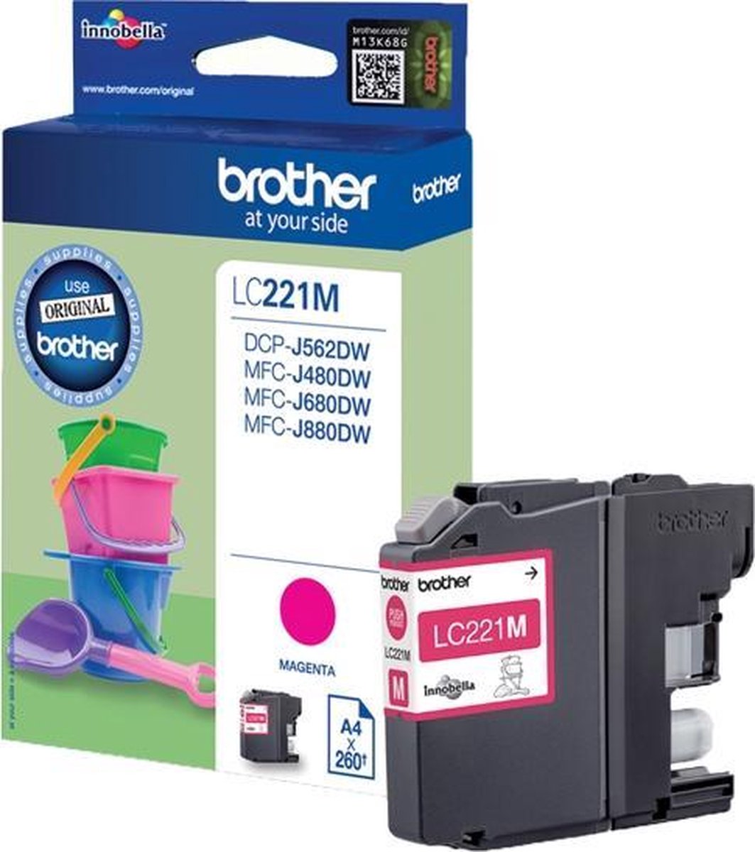 Brother LC221M - Inktcartridge / - Magenta