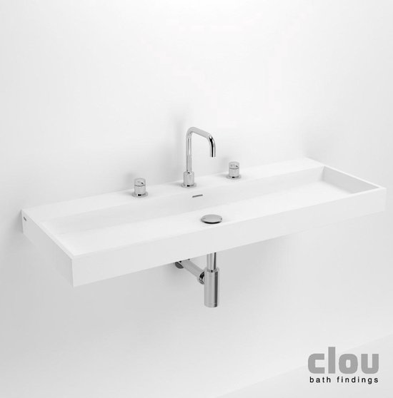 Clou Wash Me wastafel aluite B110xH8xD42cm CL/02.13038