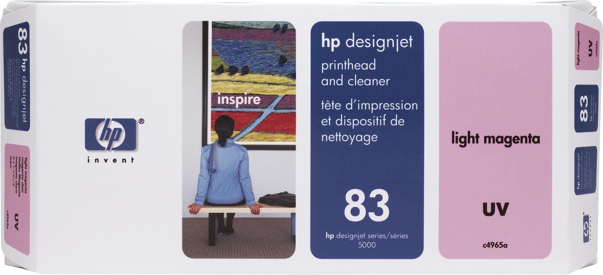 HP 83 - Inktcartridge / Licht + Reiniger (C4965A) - Magenta