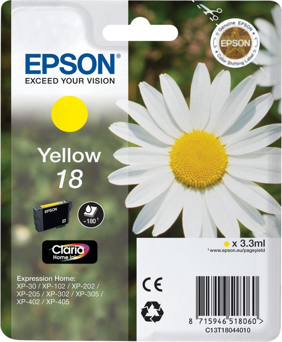 Epson T1804 - Inktcartridge / - Geel