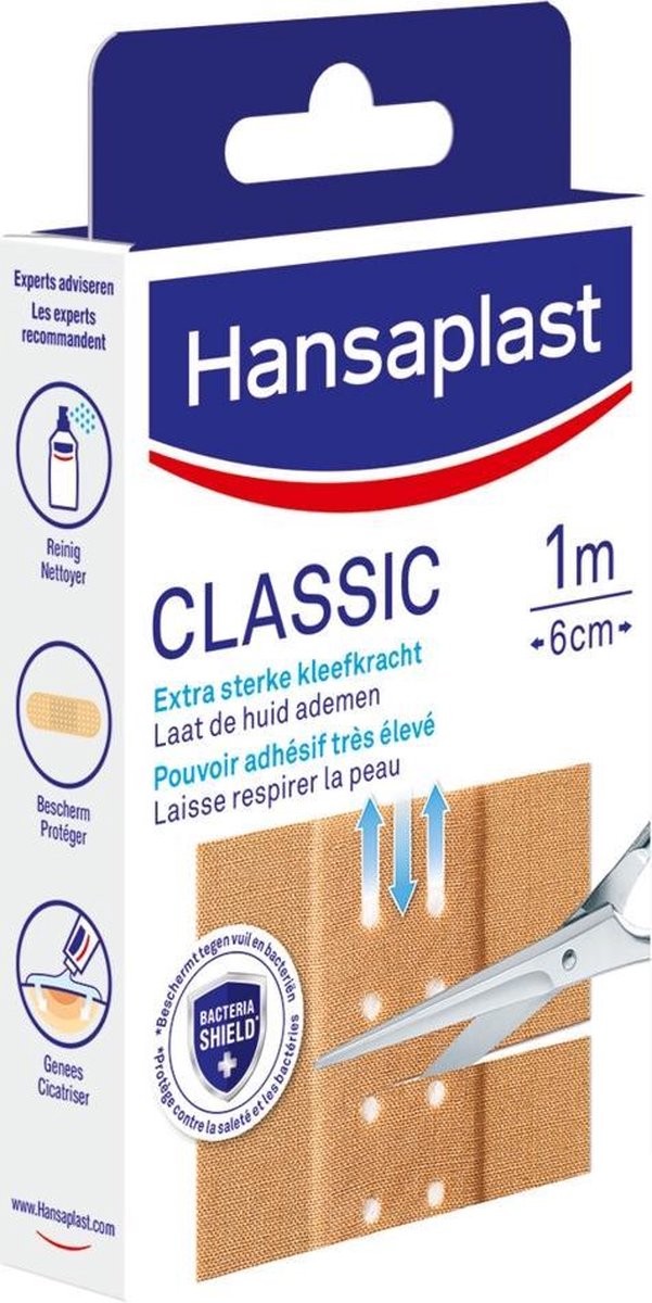 Hansaplast Pleisters - Classic 1m x 6cm
