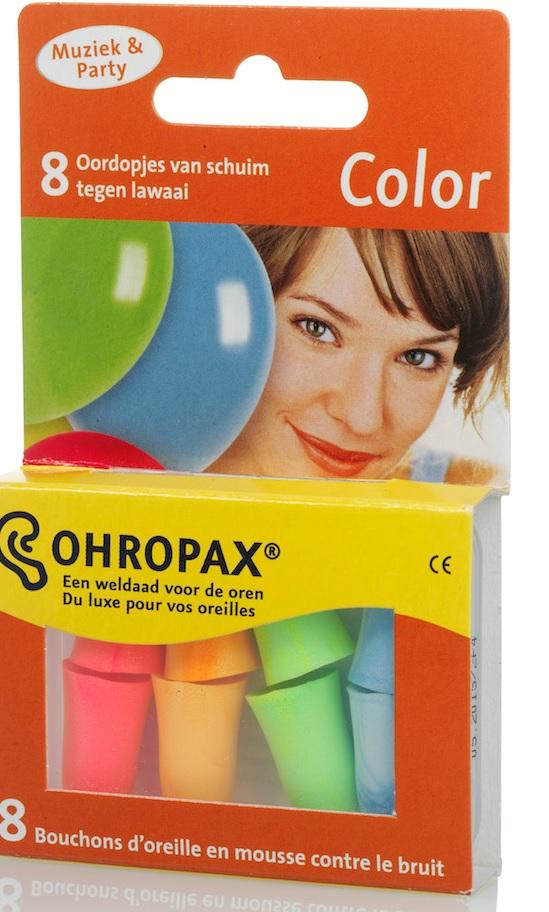 Ohropax Gehoorbescherming Oordopjes Color 8 Stuks