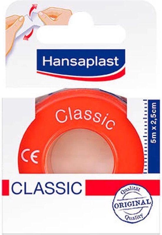 Hansaplast Hechtpleister - Classic 5 m x 2,5 cm