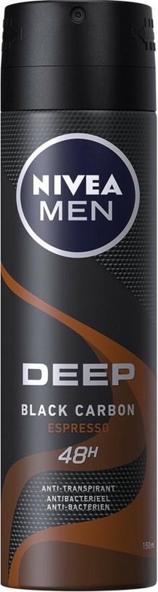 Nivea Men Deep Espresso Anti-Transpirant Spray - 150 ml