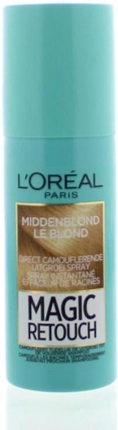 Loréal Paris Uitgroei Spray - Magic Retouch Middenblond 75 ml - Silver