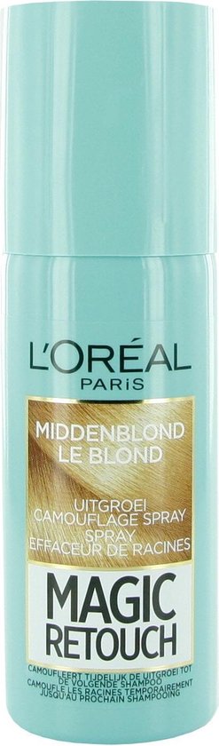 Loréal Paris Uitgroei Spray - Magic Retouch Middenblond 75 ml - Silver