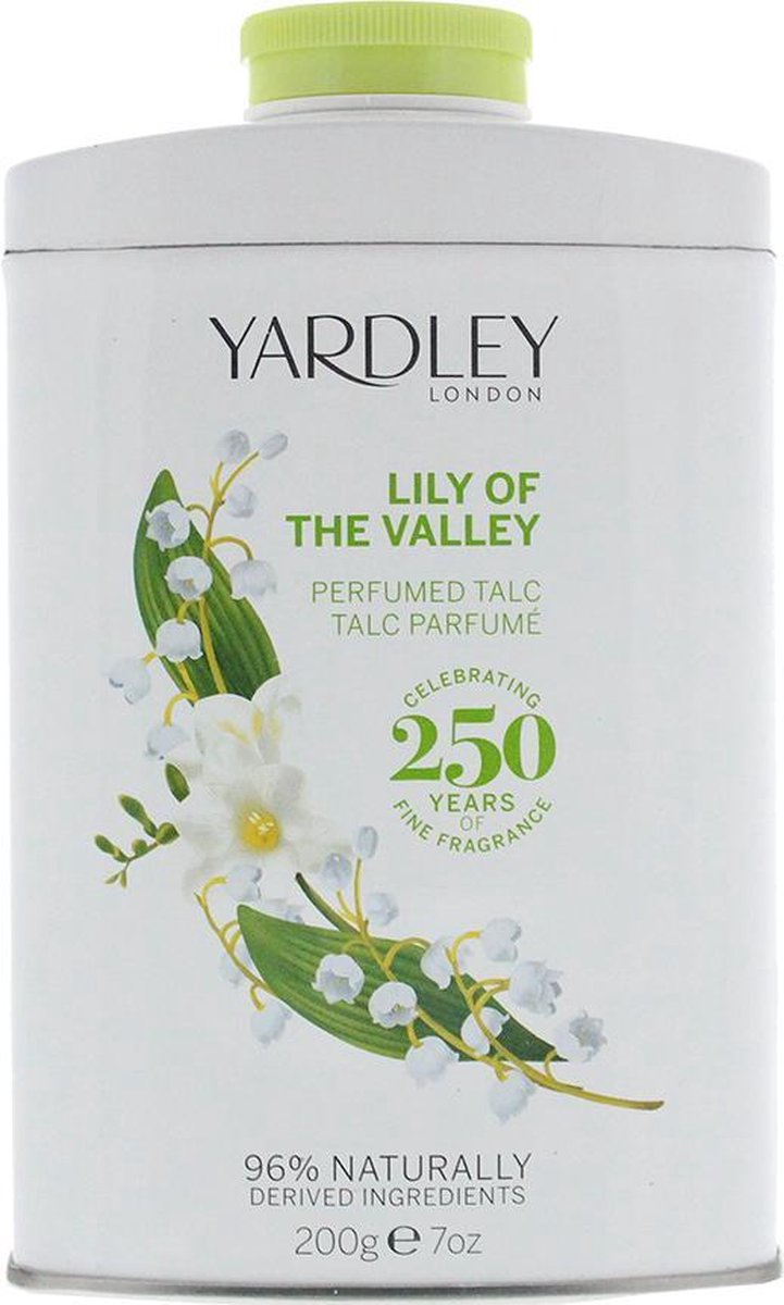 Yardley Talkpoeder - Lily Of The Valley 200 gram