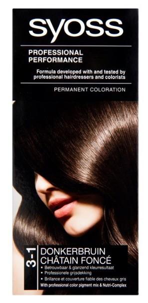 Syoss Color Creme - nr 3-1 Professional Performance Haarkleuring
