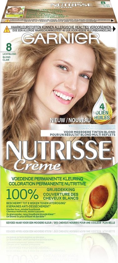 Garnier Nutrisse Crème 80 - Natuurlijk Lichtlond - Haarverf