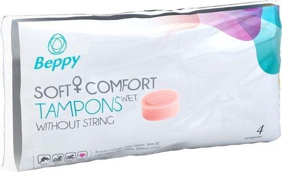Beppy Soft + Comfort Tampons Wet - 4 stuks - Roze