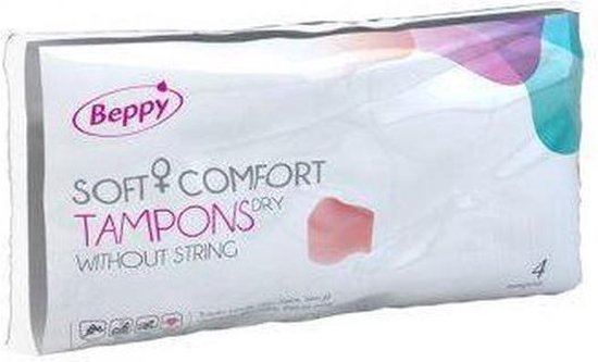 Beppy Soft + Comfort Tampons Wet - 4 stuks - Roze