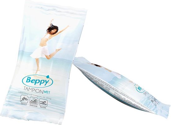 Beppy Soft + Comfort Tampons Wet - 8 stuks - Beige