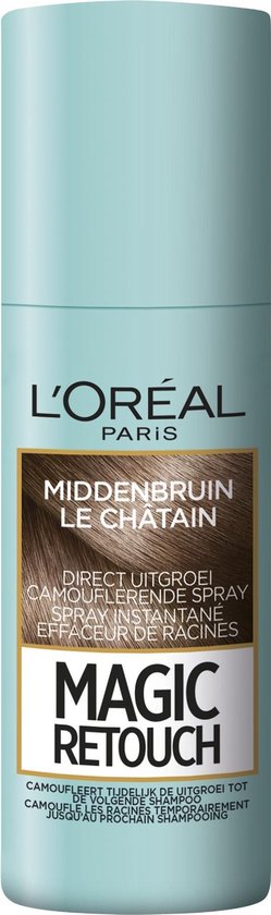 Loréal Paris Uitgroei Spray - Magic Retouch Midden 75 ml - Bruin