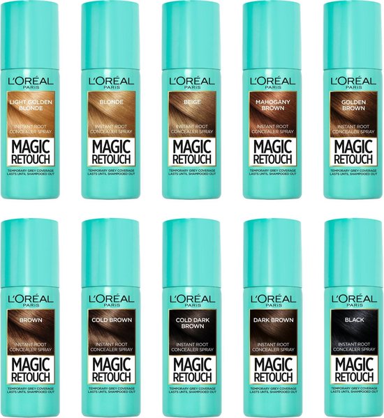 Loréal Paris Uitgroei Spray - Magic Retouch Midden 75 ml - Bruin
