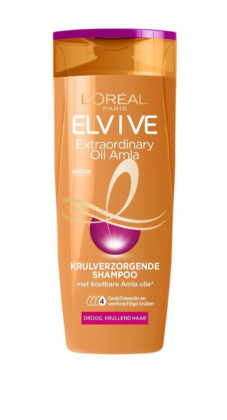 L'Oréal Paris Elvive Shampoo Extraordinary Oil Krulverzorging - 250 ml