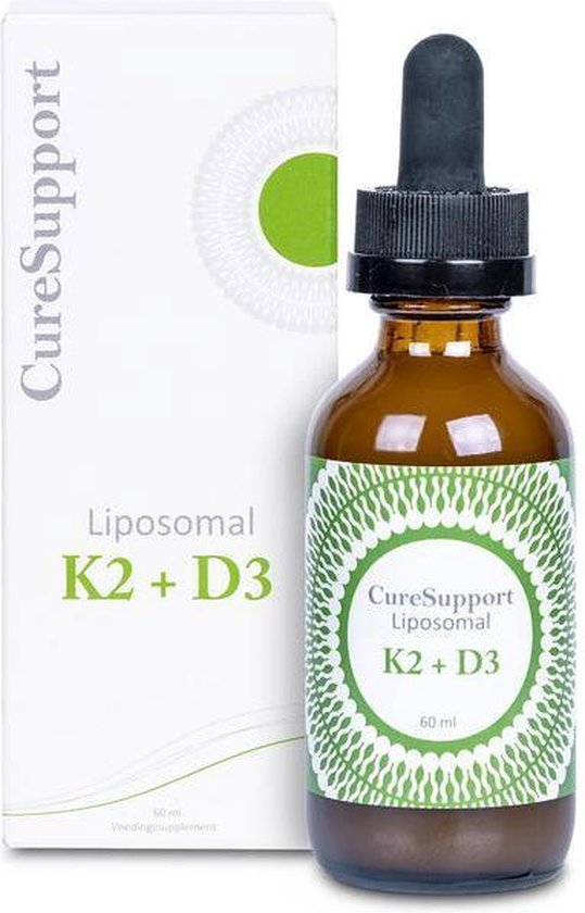 Huismerk Premium Liposomal Vitamine K2 + D3 - 1x 60 ml
