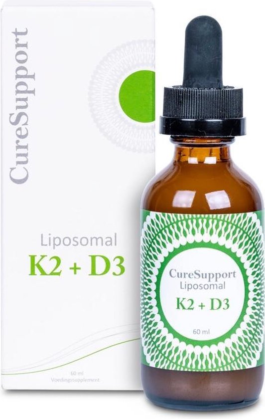 Huismerk Premium Liposomal Vitamine K2 + D3 - 1x 60 ml