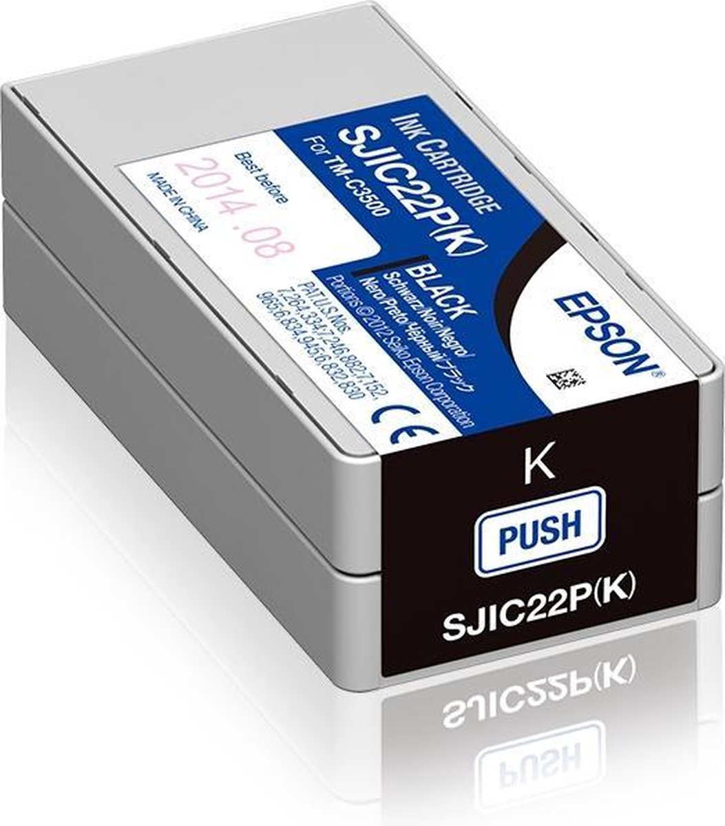 Epson SJIC22P(K) - Inkcartridge / - Zwart