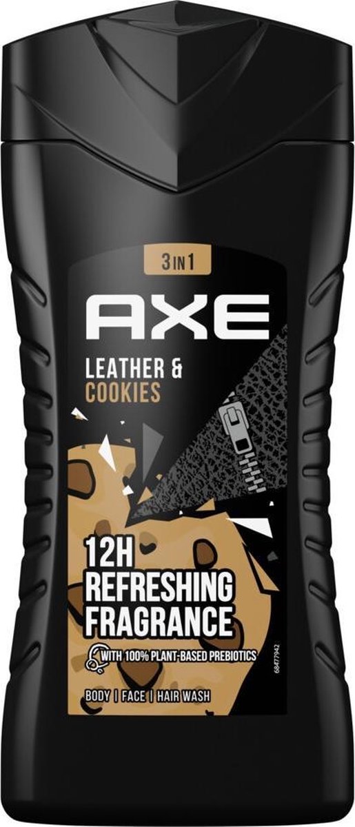 Axe Douchegel - Collision Leather / Cookies 250 ml