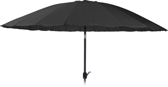 Progarden Pro Garden Parasol Shanghai, - 325 cm Ø - Zwart