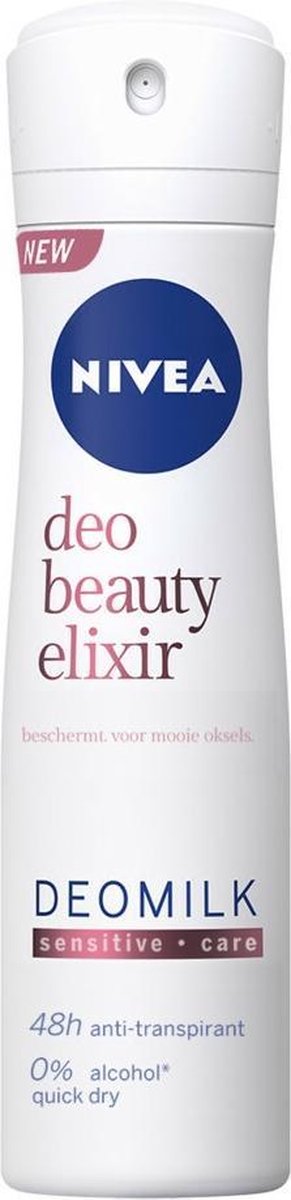 Nivea Beauty Elixir Sensitive Anti Transpirant Deodorant Spray - 150 ml