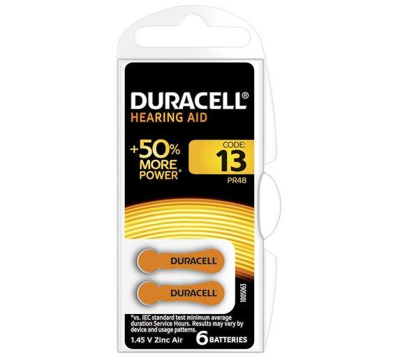 Duracell Gehoorapparaat Batterij - 6 stuks