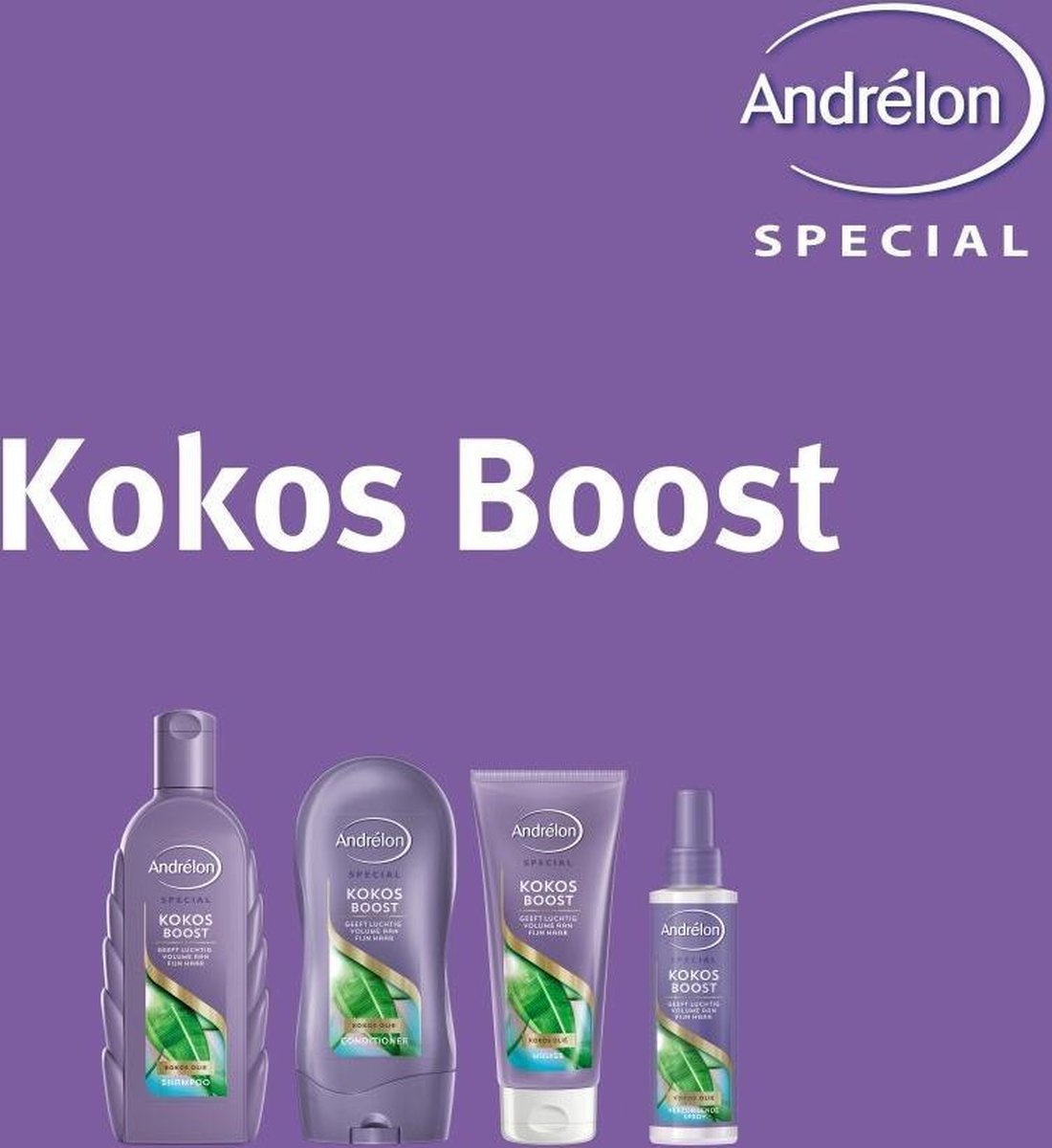 Andrelon Andrélon Shampoo Kokos Boost - 300 ml