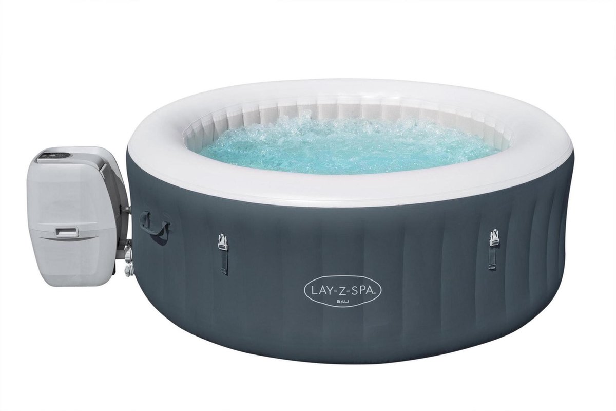 Bestway Jaccuzzi Lay-Z Spa Bali - Ø 180 x 66 cm - Grijs