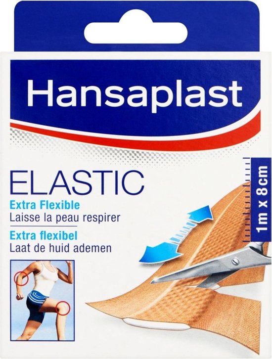Hansaplast Elastic 8cm 1m Lengte x 8cm Breedte