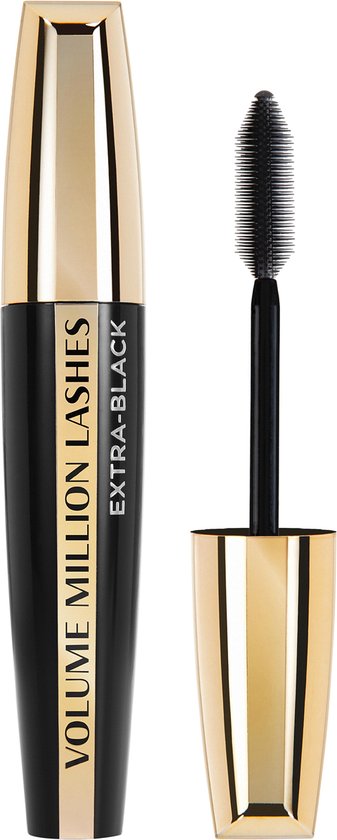 L'Oreal Paris Mascara - Volume Million Lashes - Extra Black - 9,2 ml - Negro - Negro